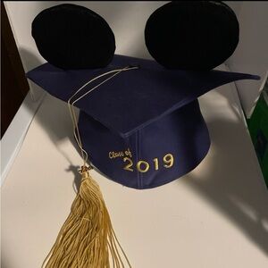 Disney Parks Class of 2019 Embroidered Mickey Ears Graduation Cap